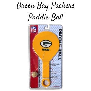 New in Package Green Bay Packers Paddle Ball